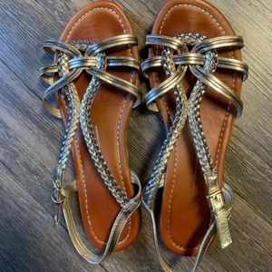 Gold Sandals